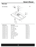 Preview for 39 page of STEELE PRODUCTS SP-GG750E Owner'S Manual