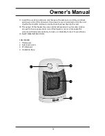 Предварительный просмотр 3 страницы STEELE PRODUCTS SP-HD909 Owner'S Manual