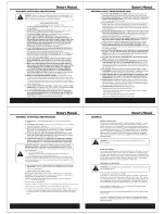 Preview for 2 page of STEELE PRODUCTS SP-PB113 Owner'S Manual