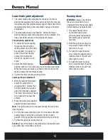 Preview for 12 page of STEELE PRODUCTS SP-PB140 Owner'S Manual