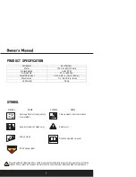 Preview for 2 page of STEELE PRODUCTS SP-PM207AC Owner'S Manual