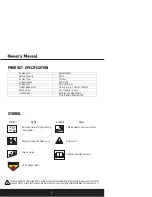 Preview for 2 page of STEELE PRODUCTS SP-PM207DC Owner'S Manual