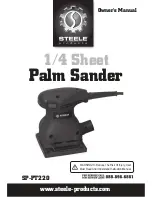 STEELE PRODUCTS SP-PT220 Owner'S Manual preview