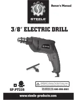 Preview for 1 page of STEELE PRODUCTS SP-PT235 Owner'S Manual