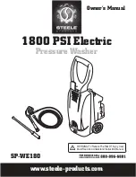 STEELE PRODUCTS SP-WE180 Owner'S Manual предпросмотр