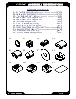 Preview for 4 page of SteelFlex CLE-500 Owner'S Manual