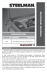 Steelman EngineEAR II Operating Information preview