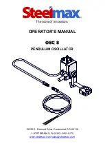 SteelMax OSC 8 Operator'S Manual предпросмотр