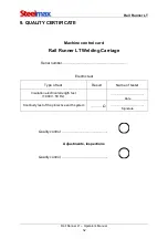 Предварительный просмотр 52 страницы SteelMax Rail Runner LT Operator'S Manual