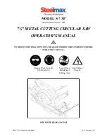 SteelMax S-7 XP Operator'S Manual preview