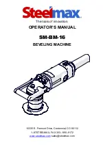 SteelMax SM-BM-16 Operator'S Manual preview