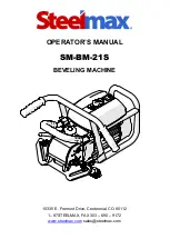 Предварительный просмотр 1 страницы SteelMax SM-BM-21S Operator'S Manual