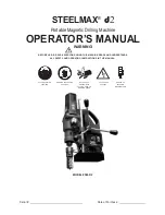 Preview for 1 page of SteelMax SM-D2 Operator'S Manual