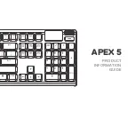 SteelSeries APEX 5 Product Information Manual предпросмотр