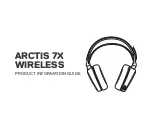 SteelSeries ARCTIS 7X WIRELESS Product Information Manual preview