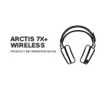 SteelSeries ARCTIS 7X+ Product Information Manual preview