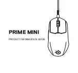 SteelSeries PRIME MINI Product Information Manual preview