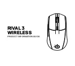 SteelSeries RIVAL 3 WIRELESS Product Information Manual preview