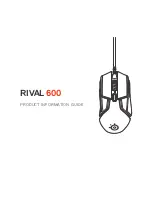 SteelSeries RIVAL 600 Product Information Manual preview