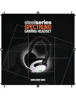 Предварительный просмотр 1 страницы SteelSeries Spectrum 4XB Quick Start Manual