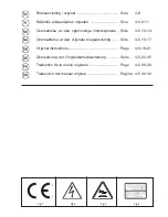 Предварительный просмотр 3 страницы STEELTECH Bruksanvisning Operating Instructions Manual