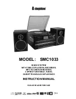 Preview for 1 page of Steepletone SMC1033 Instruction Manual