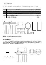 Preview for 3 page of stefani Whole Of House Installation And Operation Manual