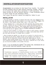 Preview for 2 page of Steg QK200.2 Owner'S Manual