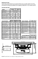 Предварительный просмотр 3 страницы Steg SG650C User Manual