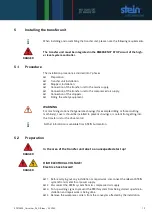 Предварительный просмотр 19 страницы STEIN 300 916 001 Operating Instructions Manual