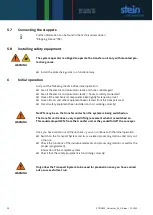 Предварительный просмотр 24 страницы STEIN 300 916 001 Operating Instructions Manual