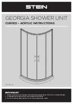 Предварительный просмотр 1 страницы STEIN Georgia Acrylic Instructions Manual