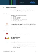 Preview for 13 page of STEIN Radius Circuit 180 Operating Instructions Manual