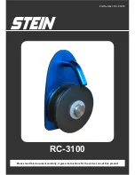 STEIN RC-3100 Instruction Manual предпросмотр