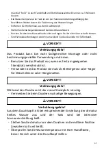 Preview for 17 page of Steinbach Solardusche Split Original Owner'S Manual