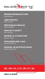 Steinberg Systems SBS-CS-2000E User Manual preview