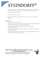 Preview for 6 page of STEINDORFF NYMC62B00 Manual