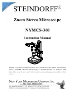 STEINDORFF NYMCS-360 Instruction Manual preview