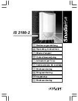 Предварительный просмотр 2 страницы STEINEL IS 2180-2 Operating Instructions Manual