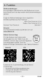 Preview for 20 page of STEINEL Multisensor Air BT IPD Manual