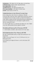 Preview for 21 page of STEINEL Multisensor Air BT IPD Manual