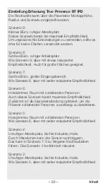 Preview for 22 page of STEINEL Multisensor Air BT IPD Manual