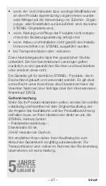 Preview for 27 page of STEINEL Multisensor Air BT IPD Manual