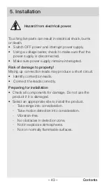 Preview for 43 page of STEINEL Multisensor Air BT IPD Manual