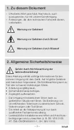 Предварительный просмотр 3 страницы STEINEL Multisensor Air IP Manual