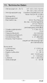 Предварительный просмотр 28 страницы STEINEL Multisensor Air IP Manual