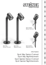 Preview for 1 page of STEINEL Spot Garden Sensor Connect Instructions Manual