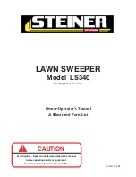 Steiner Turf LS340 Operator'S Manual & Illustrated Parts preview