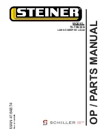 Steiner 75-70632A Operator'S & Parts Manual preview