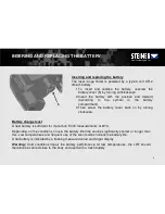 Предварительный просмотр 5 страницы Steiner M830r LRF Instruction Manual